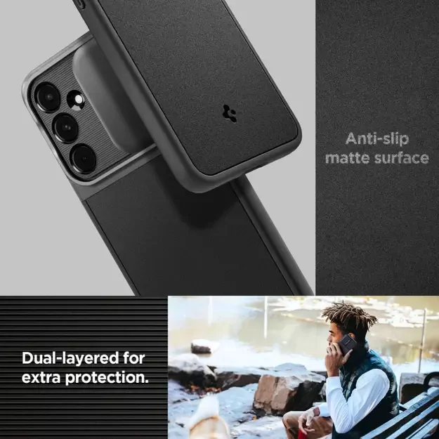 Spigen Optik Armor Case for Samsung Galaxy A55 5G - Black 13