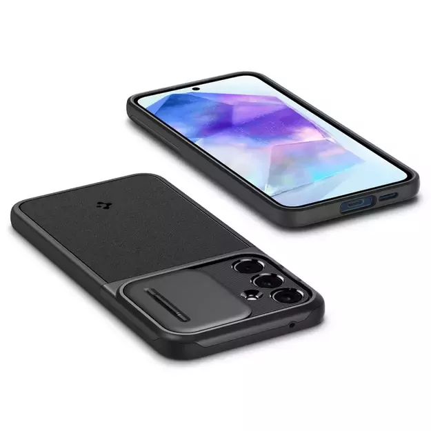 Spigen Optik Armor Case for Samsung Galaxy A55 5G - Black 36