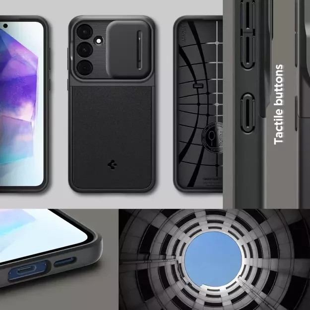 Spigen Optik Armor Case for Samsung Galaxy A55 5G - Black 17
