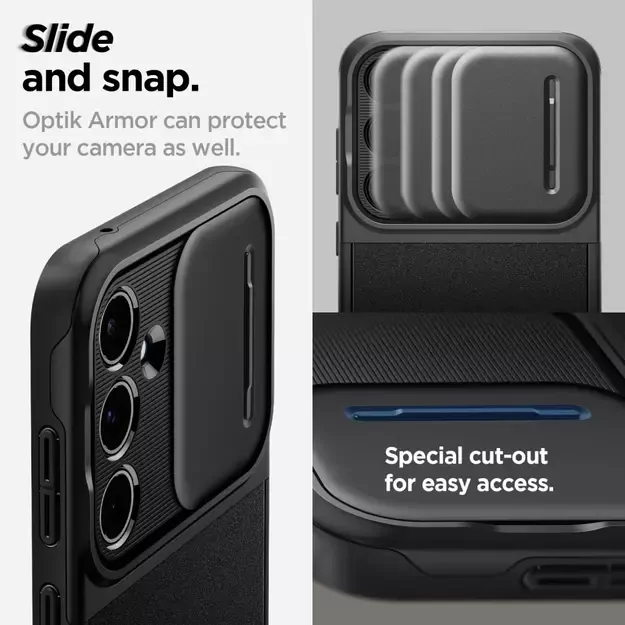 Spigen Optik Armor Case for Samsung Galaxy A55 5G - Black 14