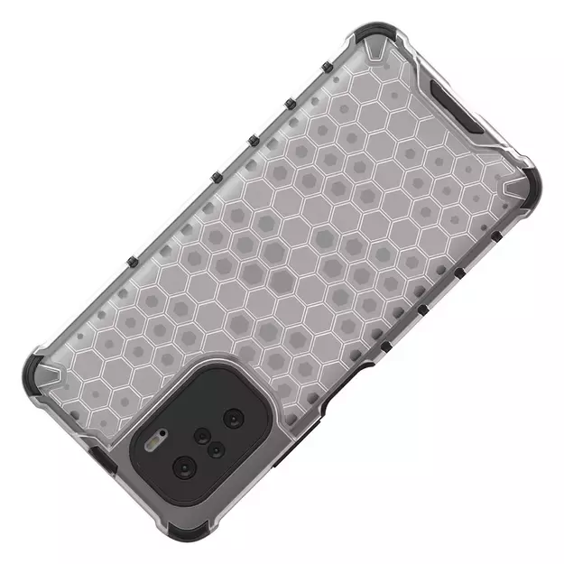 Honeycomb Case armor cover with TPU Bumper for Xiaomi Redmi K40 Pro+ / K40 Pro / K40 / Poco F3 black 6