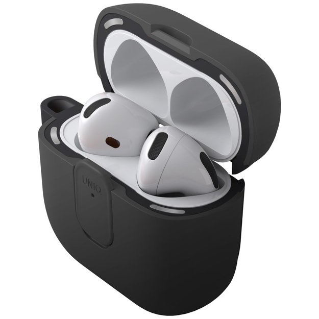 Uniq Clyde Lock Case for AirPods 4 - Black 1