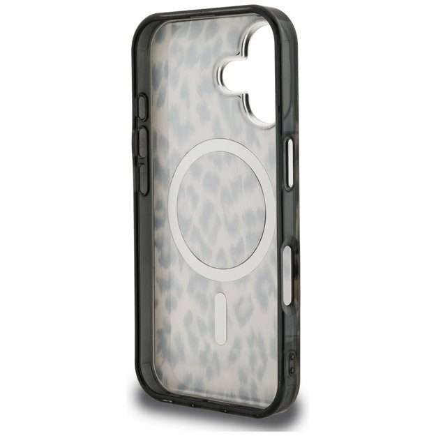 Karl Lagerfeld IML Leopard Pattern MagSafe Case for iPhone 16 - Brown 6