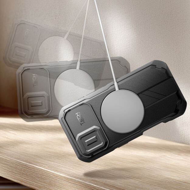 Tech-Protect Kevlar MagSafe case for iPhone 17 - black 3