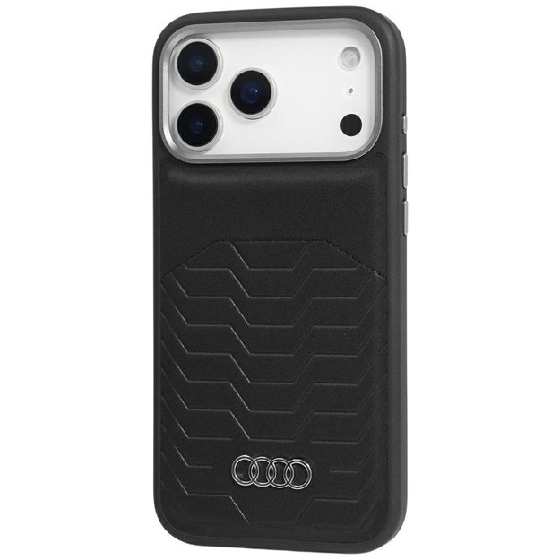 Audi GT Synthetic Leather MagSafe case for iPhone 17 Pro - black 2