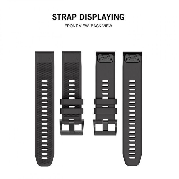 Tech-Protect Smooth case for Garmin Fenix 5 / 6 / 6 Pro / 7 - black 7