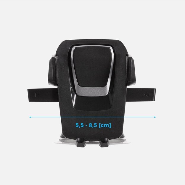 Telescopic Car Mount Phone Holder Dashboard or Windshield for black 8