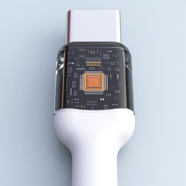 Dudao L9C Max 240W PD USB-C - USB-C 2m Cable - White 2