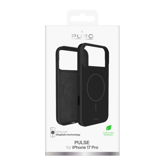 Puro Pulse Protective Case for iPhone 17 Pro Polycarbonate - Black 1