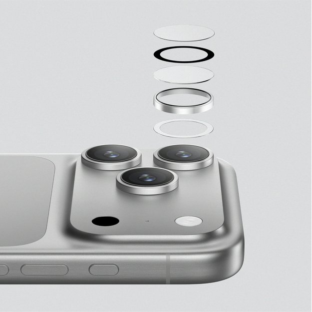 AmazingThing Sapphire Camera Glass for iPhone 17 Pro / Pro Max - with Black Frame 3