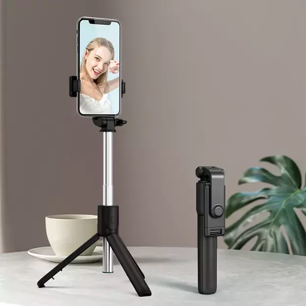 Selfie stick WRY1S telescopic tripod 0.7m for phone - black 23