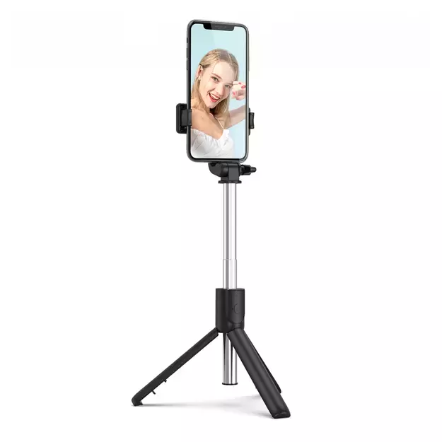 Selfie stick WRY1S telescopic tripod 0.7m for phone - black 5