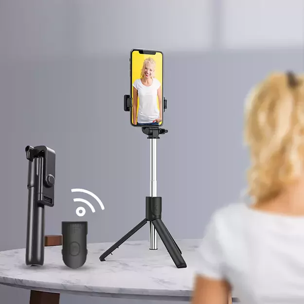 Selfie stick WRY1S telescopic tripod 0.7m for phone - black 24