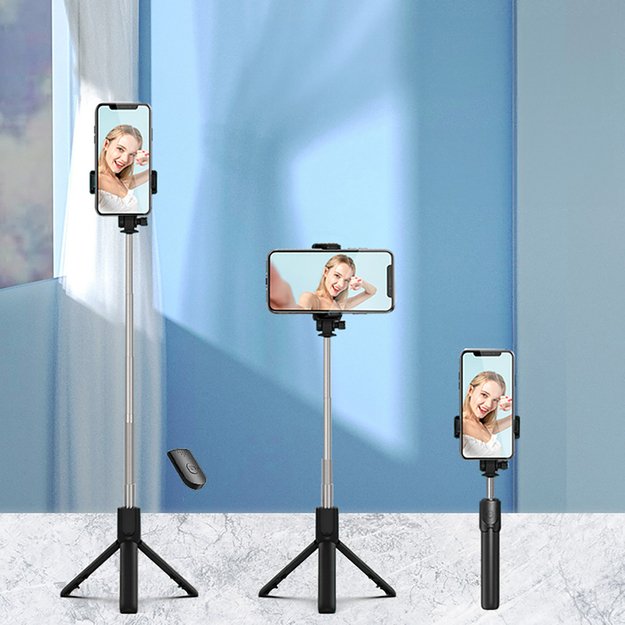 Selfie stick WRY1S telescopic tripod 0.7m for phone - black 2
