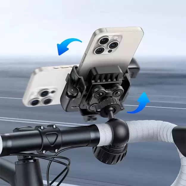 Baseus GoTrip Phone Holder for Bike, Scooter, Moped - Black 10