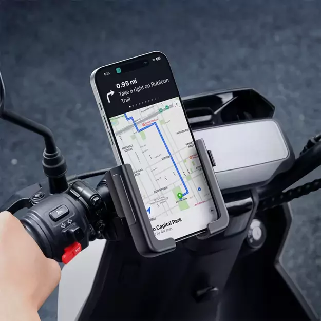 Baseus GoTrip Phone Holder for Bike, Scooter, Moped - Black 9