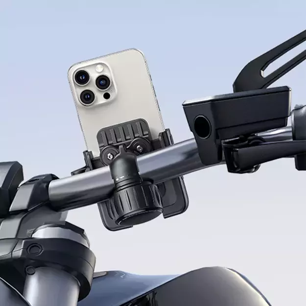 Baseus GoTrip Phone Holder for Bike, Scooter, Moped - Black 14