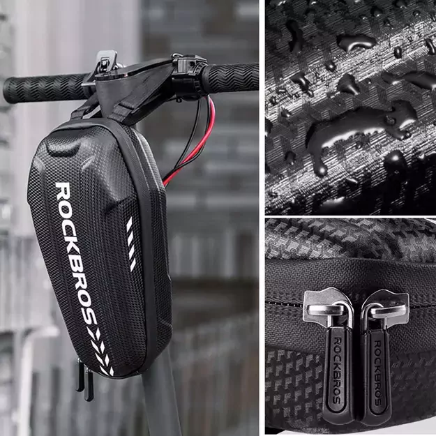 Rockbros B62-1 bicycle bag for handlebar or frame 3 l - black 3