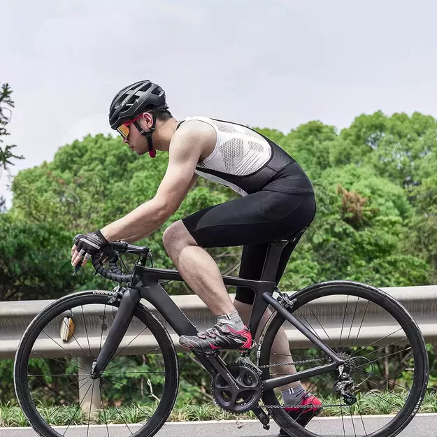 Rockbros RK2002L short bib shorts with L insert - black 4