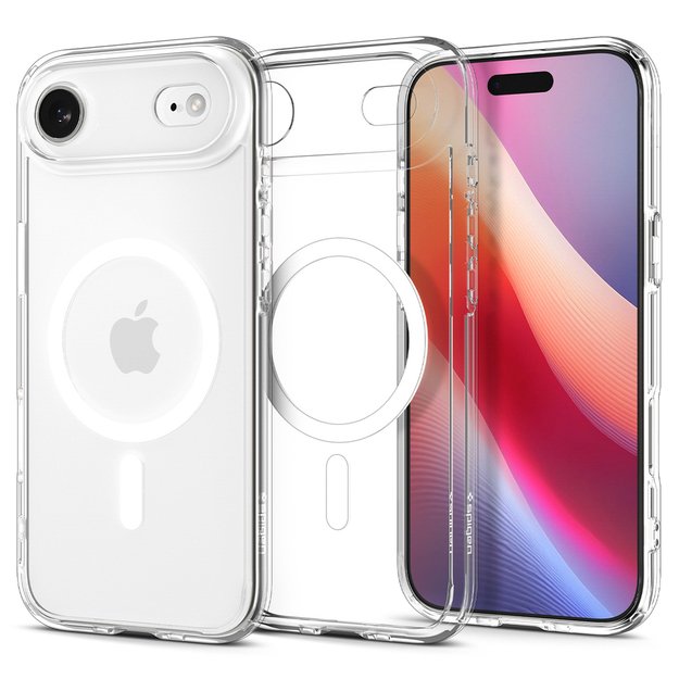 Spigen Ultra Hybrid MagSafe Case for iPhone 17 Air - Clear and White