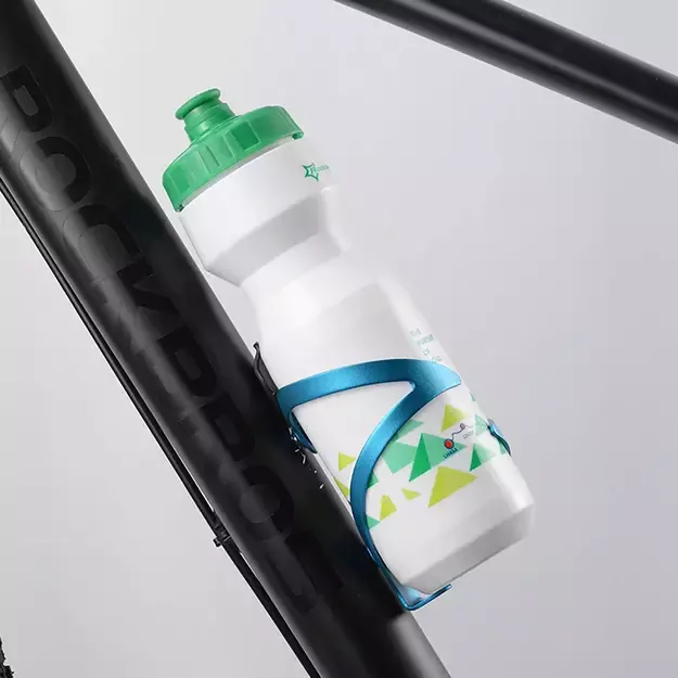Rockbros 2017-11ABL Aluminum Bike Bottle Holder - Blue 1