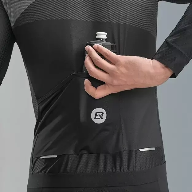 Rockbros cycling jersey 15120009005 long sleeve spring/summer XXL - black 10