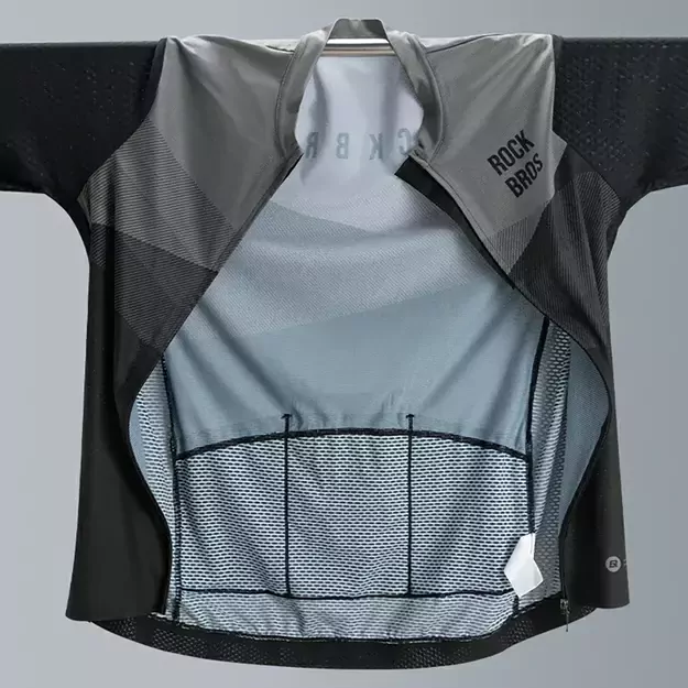 Rockbros cycling jersey 15120009005 long sleeve spring/summer XXL - black 11