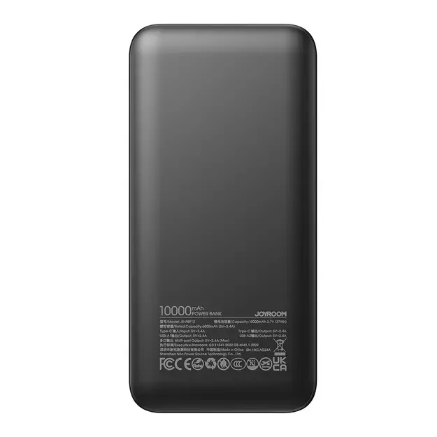 Powerbank Joyroom JR-PBF12 10000mAh 2.4A 2x USB-A 1x USB-C - black 3