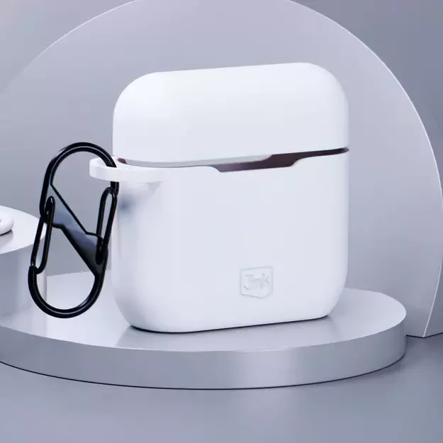 3mk Silicon AirPods Case for AirPods 3 - white 1