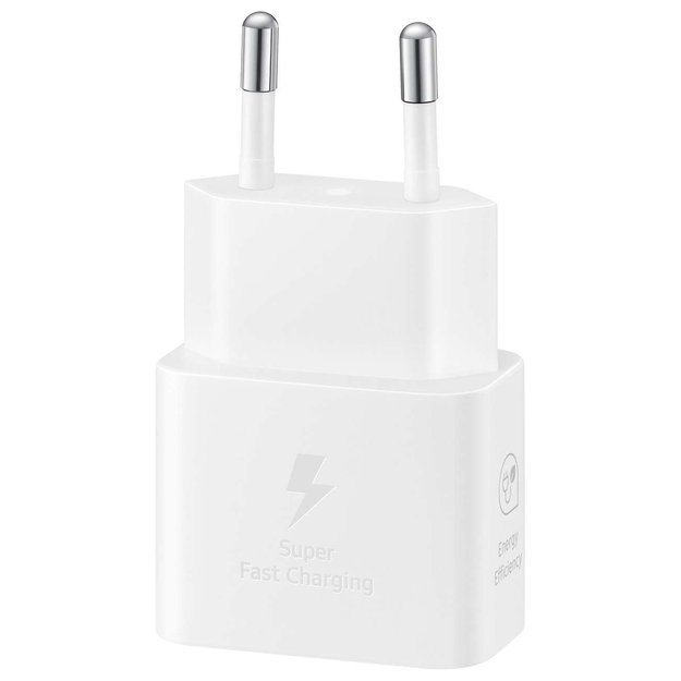 Samsung EP-T2510NWEGEU 25W SFC USB-C GaN wall charger - white 1