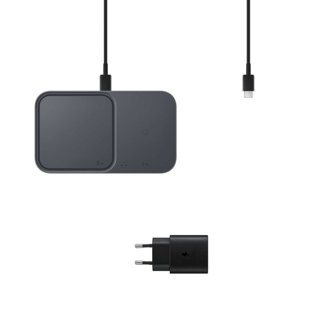 Samsung Duo EP-P5400TBEGEU 15W inductive charger with mains charger and power cable - black 5