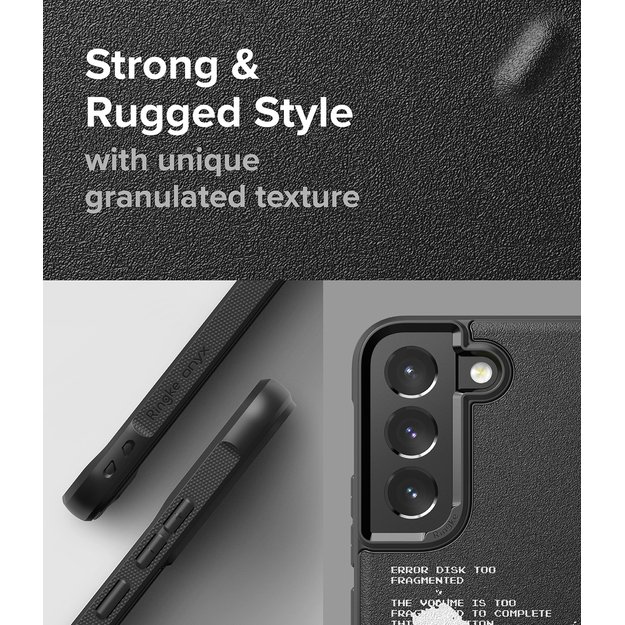 Ringke Onyx Design Durable Cover Case for Samsung Galaxy S22 + (S22 Plus) black (X) () 15