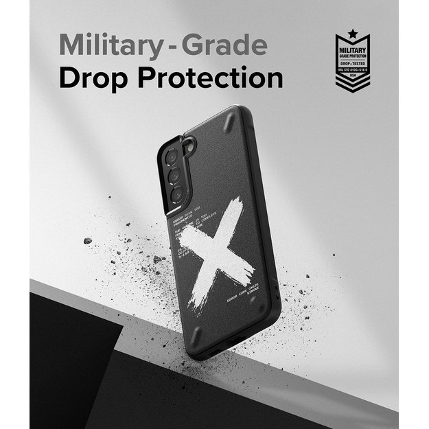 Ringke Onyx Design Durable Cover Case for Samsung Galaxy S22 + (S22 Plus) black (X) () 16