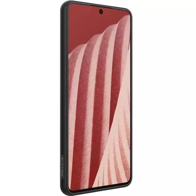 Nillkin Textured Case durable reinforced case with gel frame and nylon back for Samsung Galaxy A73 black 1