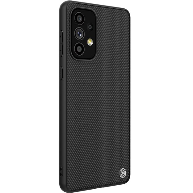 Nillkin Textured Case durable reinforced case with gel frame and nylon back for Samsung Galaxy A73 black 15