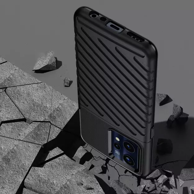 Thunder Case Flexible armored cover for Realme 9 Pro + (9 Pro Plus) black 6
