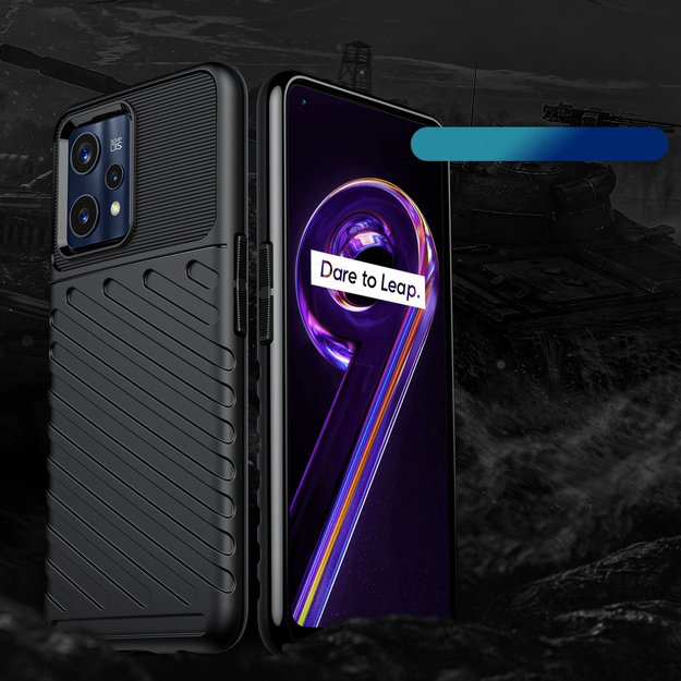Thunder Case Flexible armored cover for Realme 9 Pro + (9 Pro Plus) black 8
