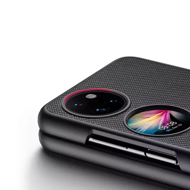 Dux Ducis Fino case is made of nylon material Huawei P50 Pocket black 3