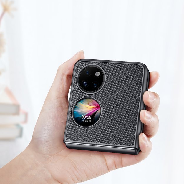 Dux Ducis Fino case is made of nylon material Huawei P50 Pocket black 15