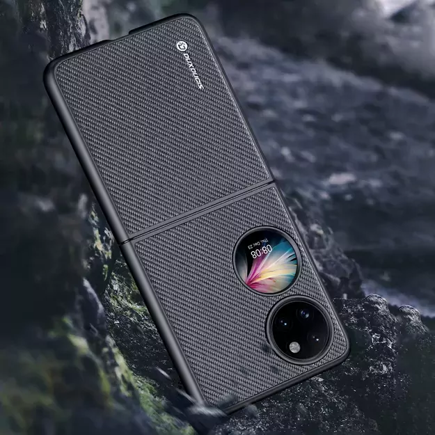 Dux Ducis Fino case is made of nylon material Huawei P50 Pocket black 11