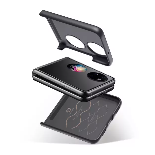 Dux Ducis Fino case is made of nylon material Huawei P50 Pocket black 8