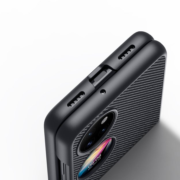 Dux Ducis Fino case is made of nylon material Huawei P50 Pocket black 18