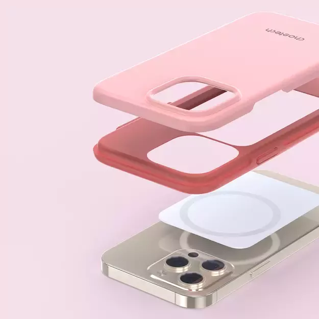 Choetech MFM Anti-drop case Made For MagSafe for iPhone 13 Pro Max pink (PC0114-MFM-PK) 1