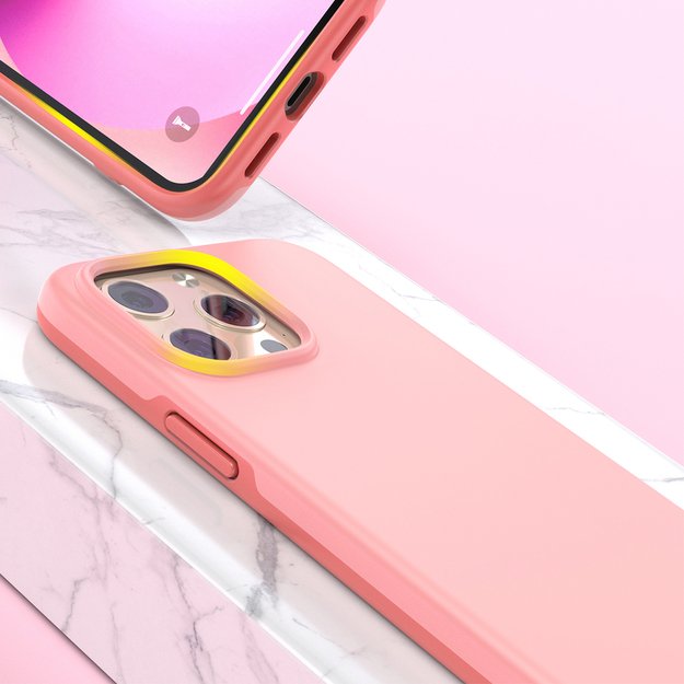 Choetech MFM Anti-drop case Made For MagSafe for iPhone 13 Pro Max pink (PC0114-MFM-PK) 12
