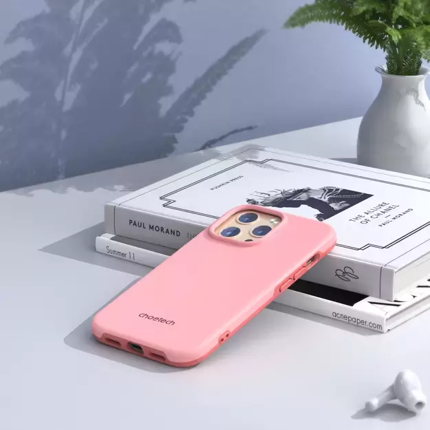 Choetech MFM Anti-drop case Made For MagSafe for iPhone 13 Pro Max pink (PC0114-MFM-PK) 9