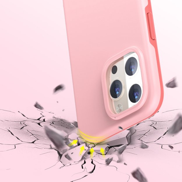 Choetech MFM Anti-drop case Made For MagSafe for iPhone 13 Pro Max pink (PC0114-MFM-PK) 11