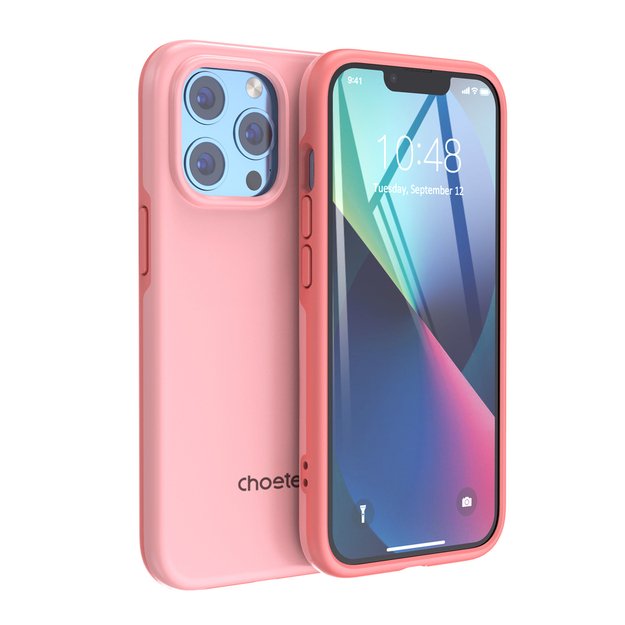 Choetech MFM Anti-drop case Made For MagSafe for iPhone 13 Pro Max pink (PC0114-MFM-PK) 13