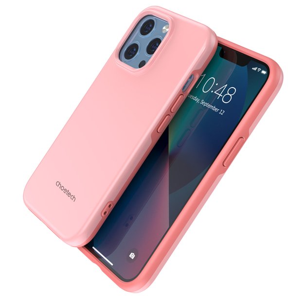 Choetech MFM Anti-drop case Made For MagSafe for iPhone 13 Pro Max pink (PC0114-MFM-PK) 15