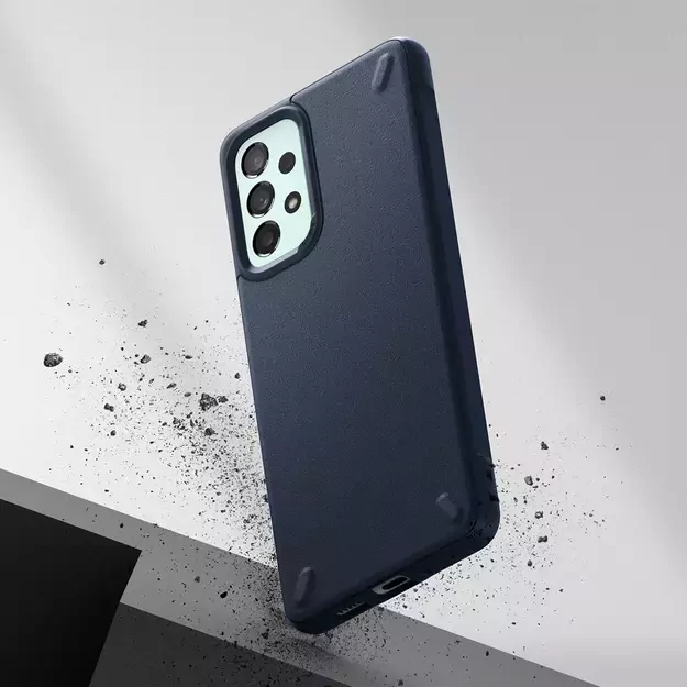 Ringke Onyx durable cover for Samsung Galaxy A73 navy blue 4