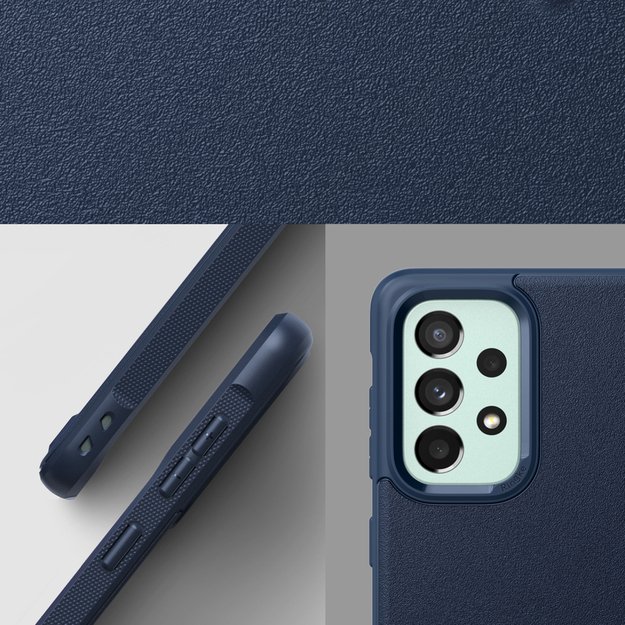 Ringke Onyx durable cover for Samsung Galaxy A73 navy blue 11